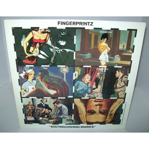 Fingerprintz Distinguishing Marks Vinyl LP Record 1980 New Wave Canada Near Mint - Picture 1 of 7